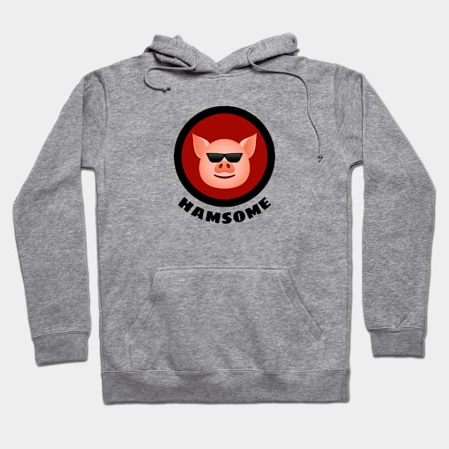 Hamsome - Pig Pun Hoodie by Allthingspunny